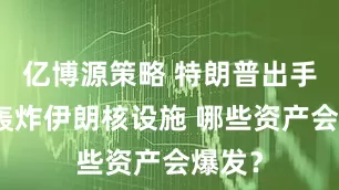 亿博源策略 特朗普出手！美轰炸伊朗核设施 哪些资产会爆发？